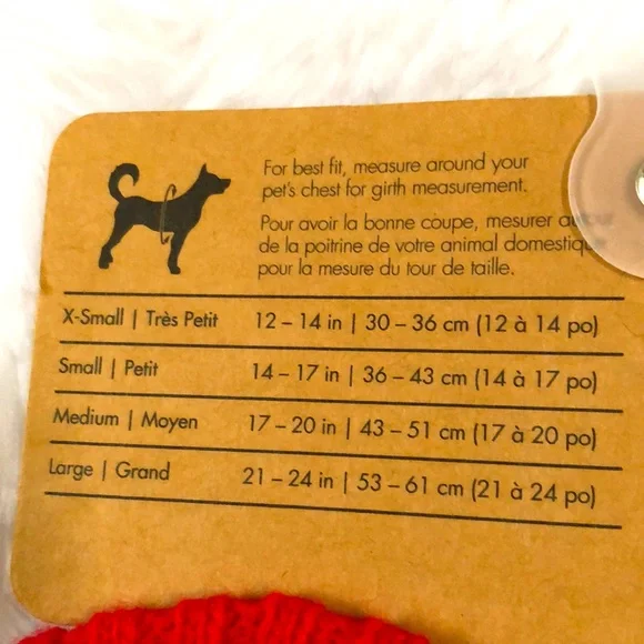 New Pup Crew reindeer knit dog sweater with antler hood.  Size XS.  Cute! - Picture 7 of 12